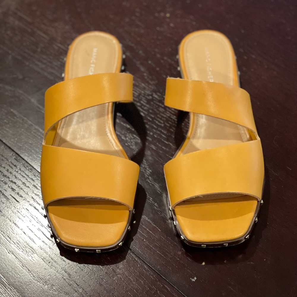 Marc Fisher Jaylin Studded Flat Sandals